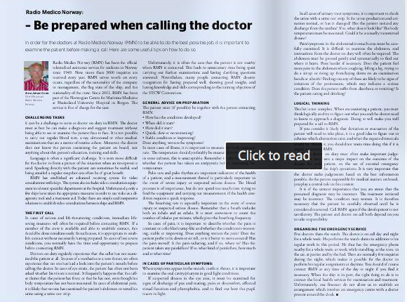 Radio Medico - Be prepared when calling the doctor.png