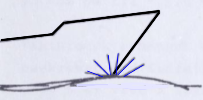 Et bilde som inneholder sketch, line, kunst, kleshenger Automatisk generert beskrivelse